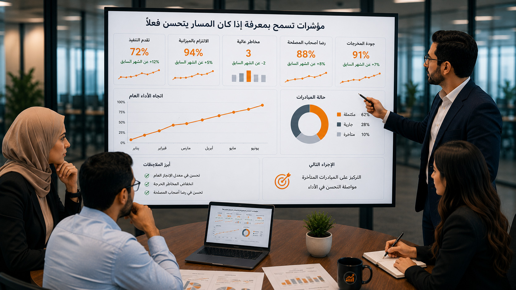 مؤشرات تسمح بمعرفة ما إذا كان المسار يتحسن فعلًا.